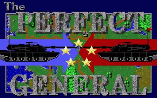 Perfect General, The (Germany) (v1.02 11.19.1991) (Compilation - The Lords of Power) title screen