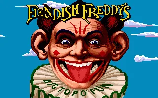 Fiendish Freddy's Big Top o' Fun title screen