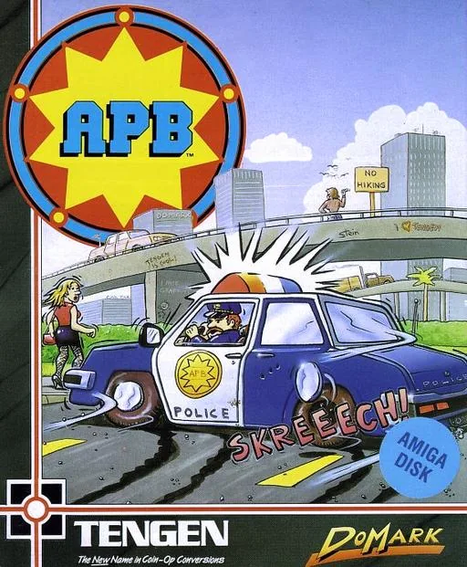 APB + Xybots (Europe) (Compilation - TNT) cover art for Commodore Amiga