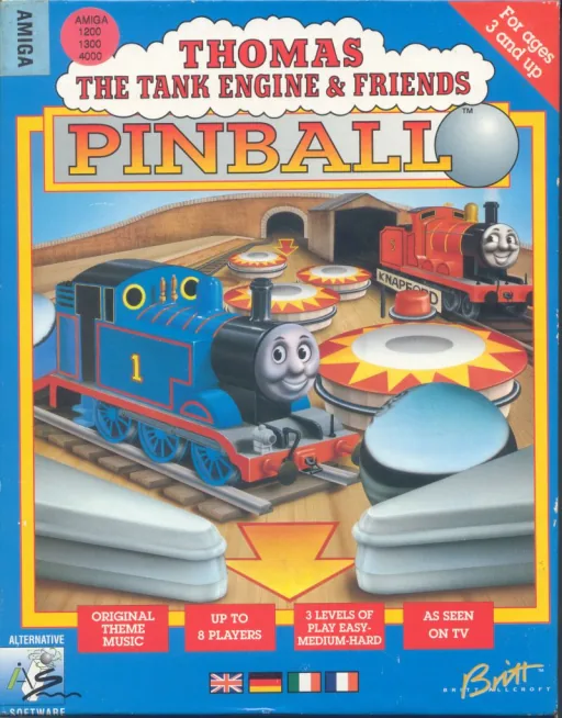 Backdrop artwork for Thomas the Tank Engine & Friends - Pinball (Europe) (AGA)
