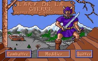 L'Art de la Guerre title screen