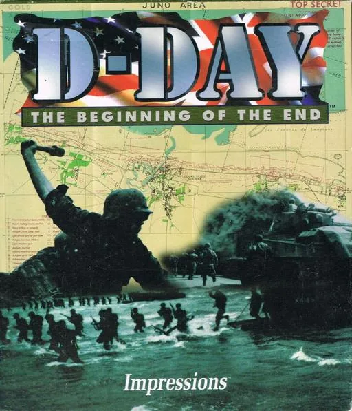 D-Day - The Beginning of the End cover art for Commodore Amiga