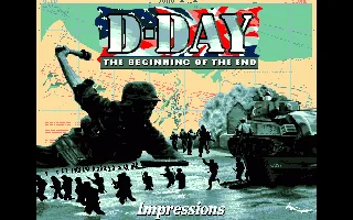 D-Day - The Beginning of the End title screen