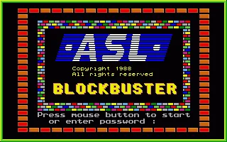 Blockbuster title screen