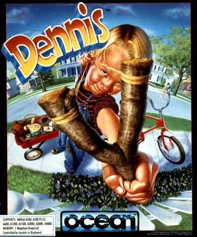 Dennis (Europe) (AGA) (Amiga 1200 Bundle - Desktop Dynamite) cover art for Commodore Amiga