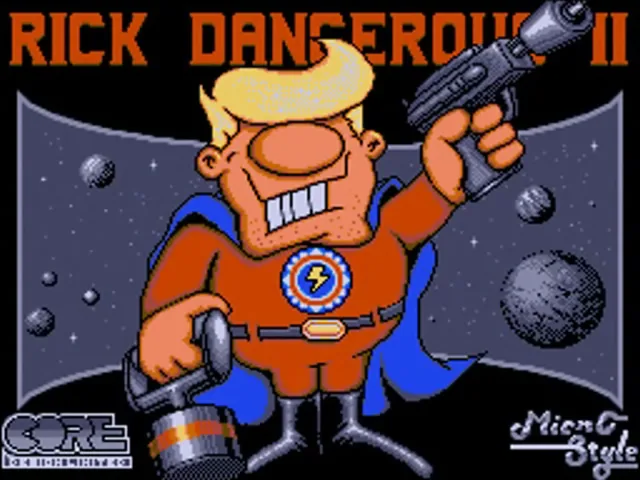 Rick Dangerous 2 (Europe) (Budget - Kixx) title screen