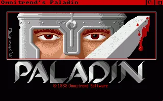 Paladin (Europe) (v1.0e) title screen