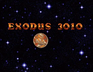 Exodus 3010 - The First Chapter title screen