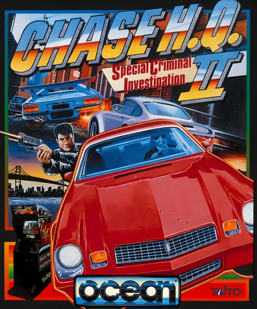 Chase H.Q. + Hard Drivin' (Europe) (Compilation - Wheels of Fire - The Ultimate Driving Compilation) cover art for Commodore Amiga