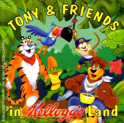Tony and Friends in Kellogg's Land (Germany) (Coverdisk - Sundancer) cover art for Commodore Amiga