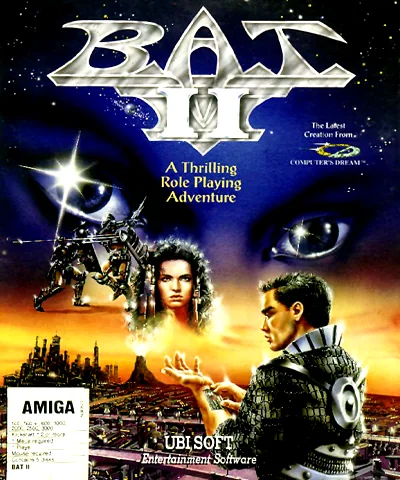 B.A.T. II cover art for Commodore Amiga
