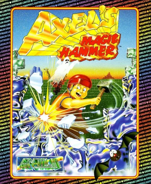 Axel's Magic Hammer + Switchblade (Europe) (Compilation - 16 Bit Hit Machine) cover art for Commodore Amiga