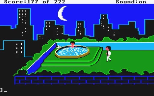 Backdrop artwork for Leisure Suit Larry in - The Land of the Lounge Lizards