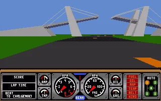 Hard Drivin' + Toobin' (Europe) (Compilation - TNT) screenshot