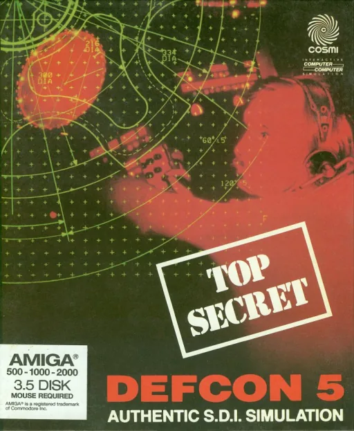 Def Con 5 cover art for Commodore Amiga