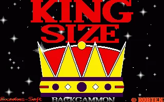 Championship Backgammon title screen
