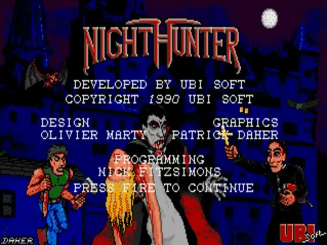 Night Hunter (Europe) (Compilation - 10 Great Games) title screen