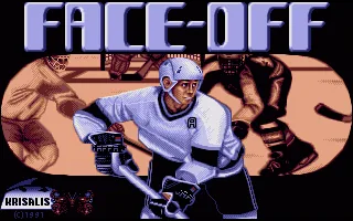 Face-Off Ice Hockey title screen