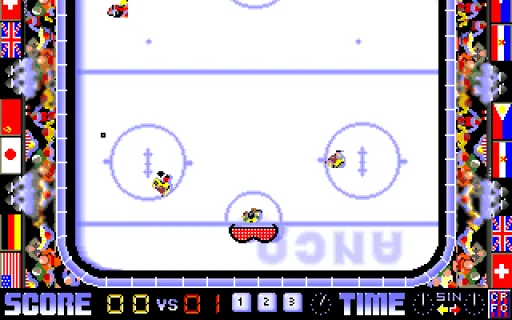 Backdrop artwork for Ice Hockey aka Face Off (Europe) (Budget - The 16 Bit Pocket Power Collection)