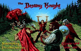 Bard's Tale II, The - The Destiny Knight title screen