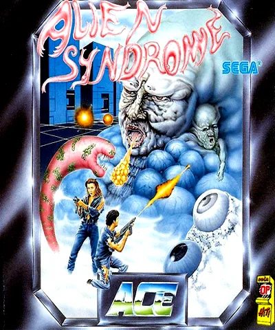 Alien Syndrome (USA) (Budget - Mindscape) cover art for Commodore Amiga