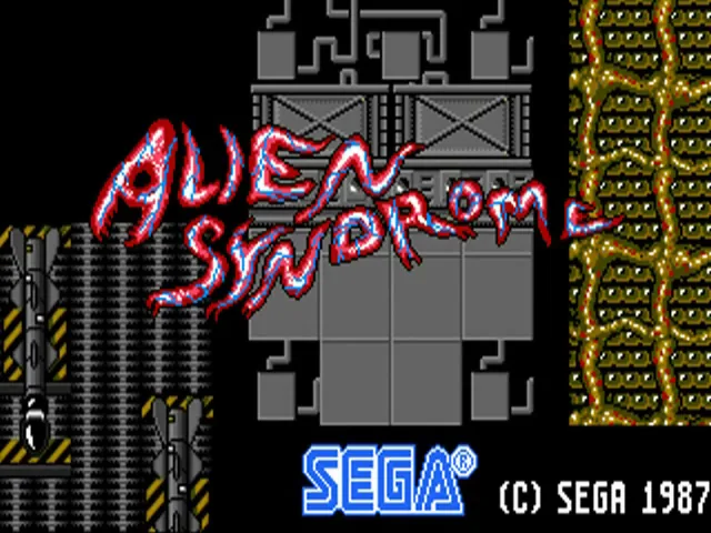 Alien Syndrome (USA) (Budget - Mindscape) title screen