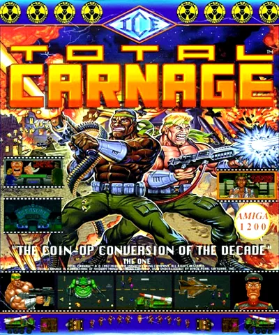 Total Carnage cover art for Commodore Amiga
