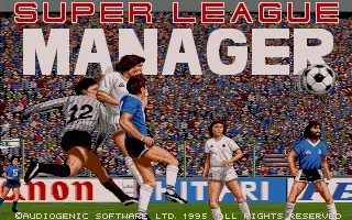 Super League Manager title screen