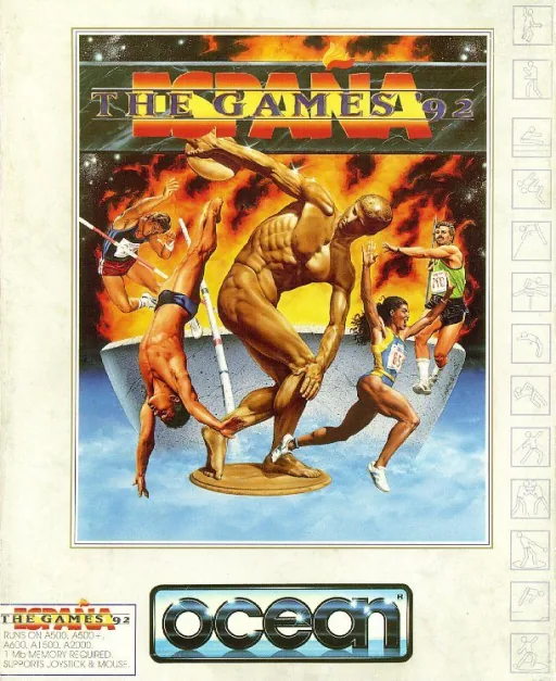 Espana - The Games '92 cover art for Commodore Amiga