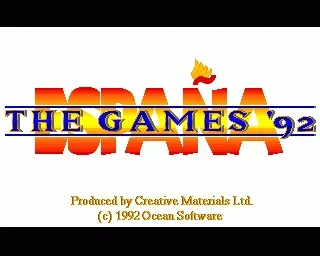 Espana - The Games '92 title screen
