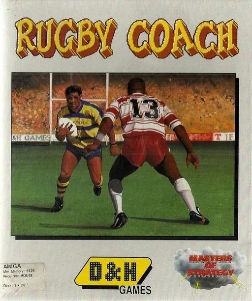 Rugby Coach cover art for Commodore Amiga