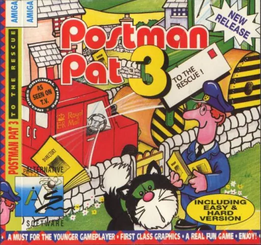 Postman Pat 3 - To the Rescue! cover art for Commodore Amiga