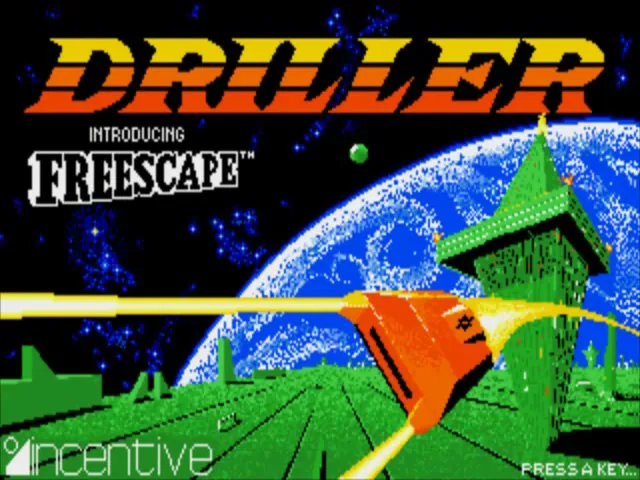 Driller (Europe) (Budget - Kixx) title screen