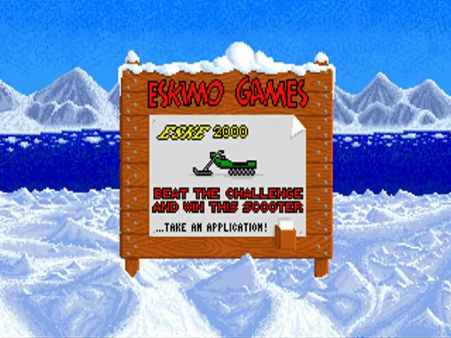 Eskimo Games title screen