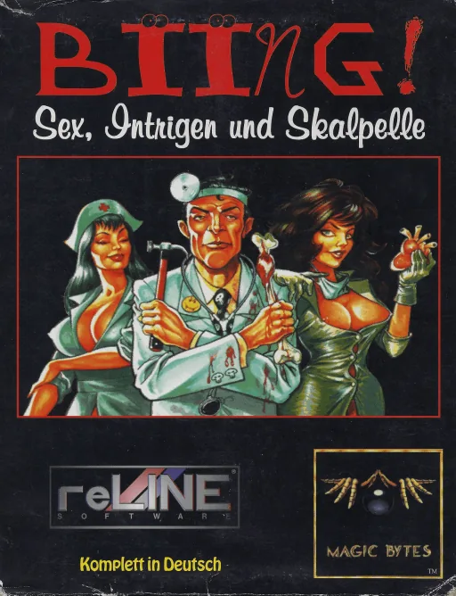 Biing! - Sex, Intrigen und Skalpelle (Germany) (AGA) cover art for Commodore Amiga