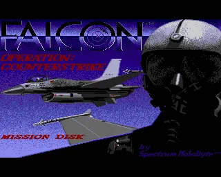 Falcon Mission Disk - Operation Counterstrike (USA) (Addon) title screen