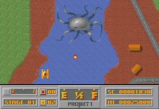 Backdrop artwork for Project One (Europe) (Coverdisk - Amiga Fun)