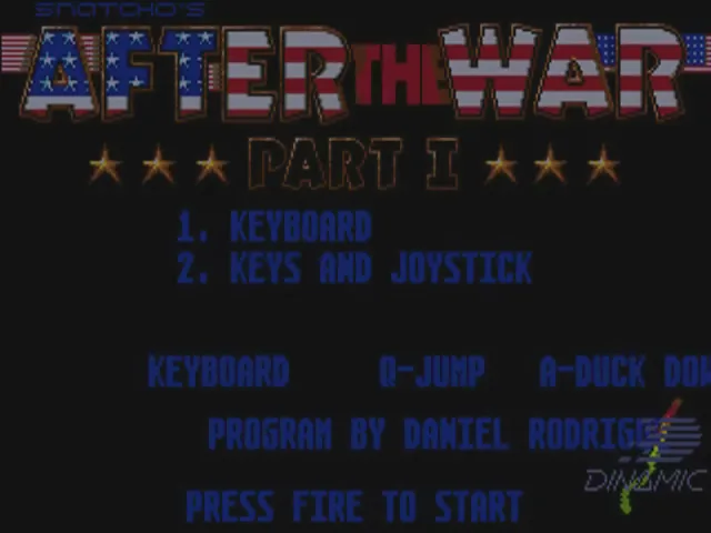 After the War (Europe) (Compilation - Magnum) title screen