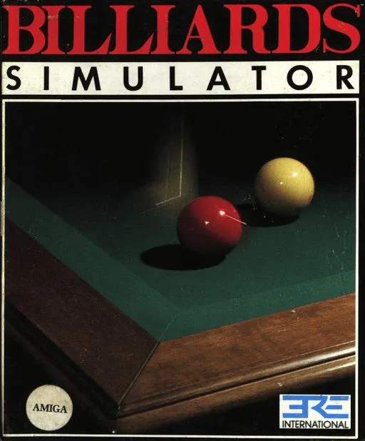 Billiards Simulator cover art for Commodore Amiga