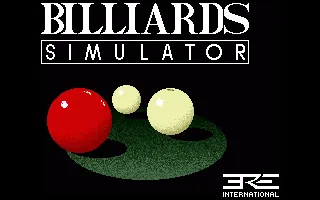 Billiards Simulator title screen