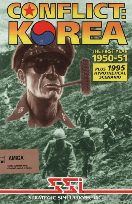 Conflict - Korea cover art for Commodore Amiga