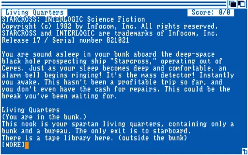 Starcross (USA) (r17) title screen