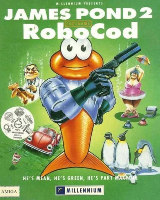 Backdrop artwork for James Pond II - Codename RoboCod