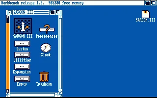 Sargon III title screen