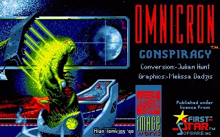 Omnicron Conspiracy (Europe) (v1.0 191090) title screen