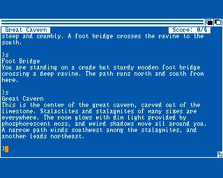 Zork II - The Wizard of Frobozz screenshot