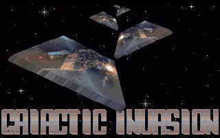 Galactic Invasion title screen