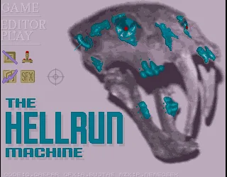 Hellrun Machine, The (Europe) (Coverdisk - Amiga Mania - Issue November '92) title screen