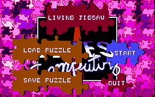 Living Jigsaw title screen