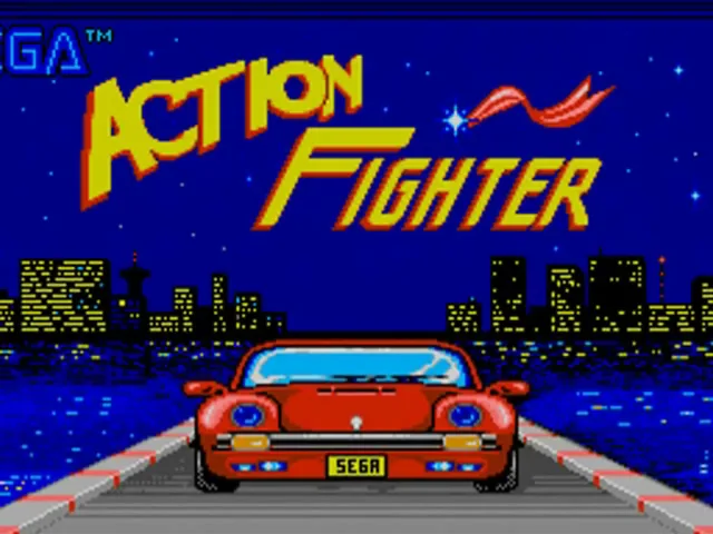 Action Fighter (France) (Compilation - Les Fous du Volant) title screen